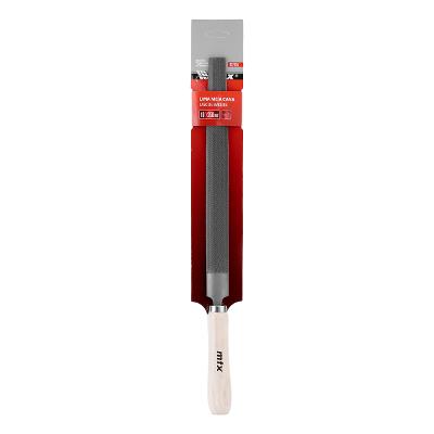 Lima Meia Cana Murca 10'' 250mm Cabo Madeira Aço Carbono MTX