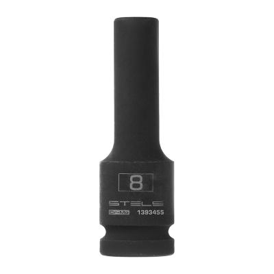 Soquete Impacto Longo 1/2'' 8mm Cromo Molibdênio Stels