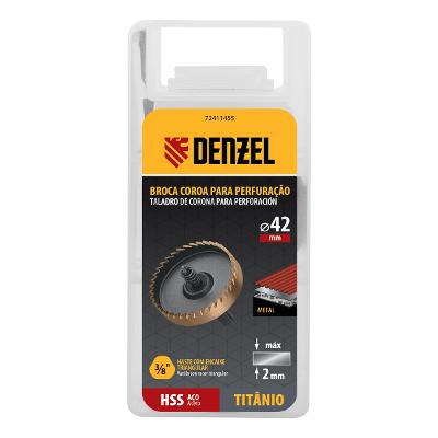Serra Copo Para Metal Nitreto Titânio 42mm Denzel