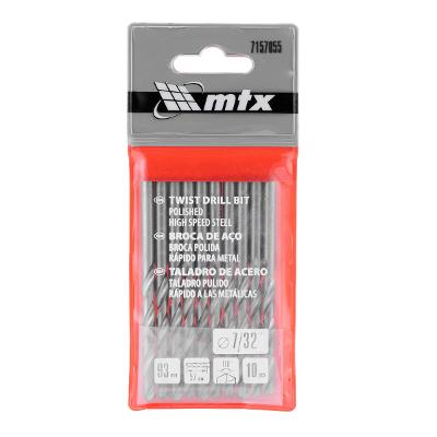 Broca Aço Rápido Standard Metal 10un 7/32'' HSS 62-65 HRC