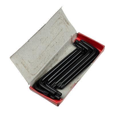 Chave Torx T30 Cromo Vanádio 52 HRC 10 Peças Fosfatizado MTX