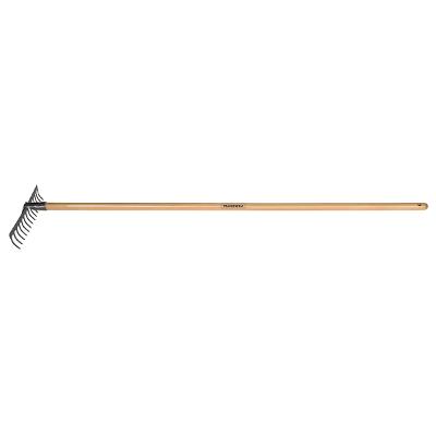 Ancinho Curvo 145 cm Cabo Madeira 14 Dentes Tramontina