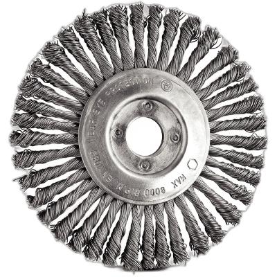 Escova Circular Arame Entrançado 4 1/2'' x 1/4'' 32 Tranças 0,5 mm 22,23 mm Tramontina PRO