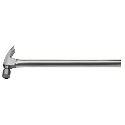 Martelo de Unha 20 Oz 480 mm Perfil Reto Cabos Tubular Longo Tramontina MASTER