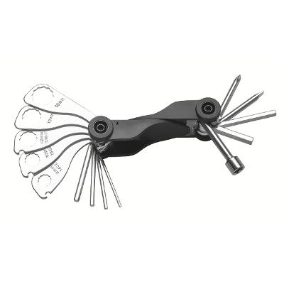 Kit Bicicleta 17 Peças Chaves 9 10 12 13 15mm Tramontina