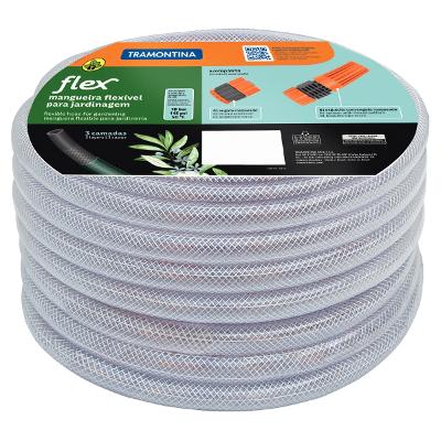 Mangueira Flex 20 m 10 Bar PVC Es­guicho Engate Rosqueado Tramontina