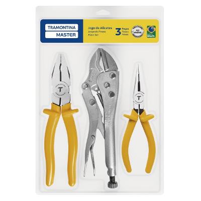 Kit de Ferramentas 10'' 8'' 6'' 3 Peças Tramontina MASTER