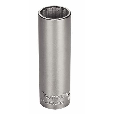 Soquete 18 mm 1/2 Estriado Resistente Aço Cromo Vanádio Hyper Drive Performance Tramontina PRO