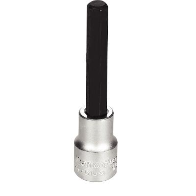 Soquete 10mm Ponta Hexagonal Longa Cromo Vanádio 1/2'' Aço Ferramenta S2 Cromado Fosfatizado Tramontina PRO