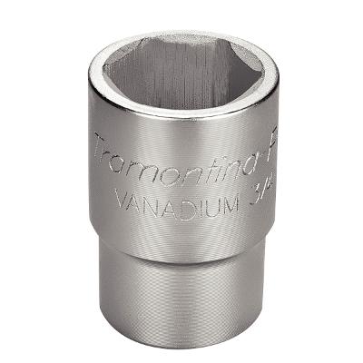 Soquete Sextavado 3/4'' Aço Cromo Vanádio Tramontina PRO