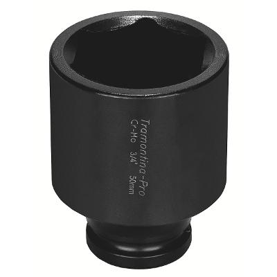 Soquete Impacto 19mm 3/4'' Aço Cromo Molibdênio Fosfatizado DIN 3129 Tramontina PRO