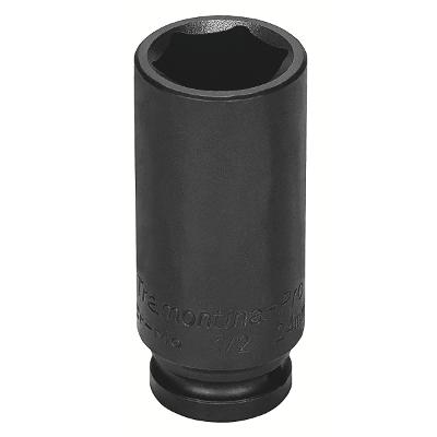 Soquete Impacto Sextavado Longo 7/8'' 1/2'' Encaixe Hyper Drive Aço Cromo Molibdênio Forjado Tramontina PRO