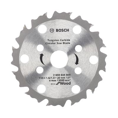 Disco Serra Circular Bosch Eco Coolteq Ø110X20mm 12 Dentes