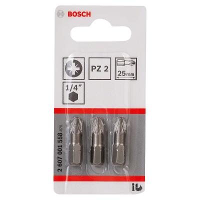Ponta Para Parafusar Bosch Extra Hard Pz2 25mm Pozidriv 3U