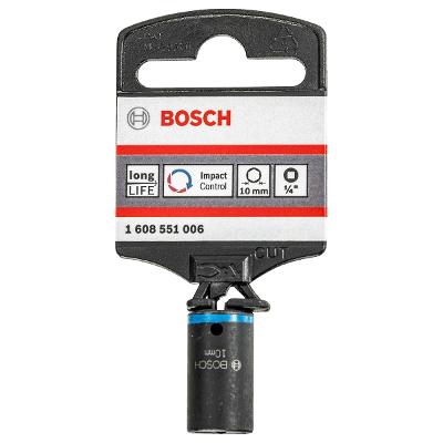 Soquete Bosch Impact Control M6 (10mm) 25X13mm Encaixe 1/4''