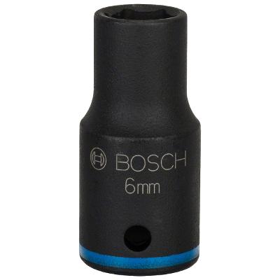 Soquete Bosch Impact Control M3,5 6mm 25X13mm Encaixe 1/4''