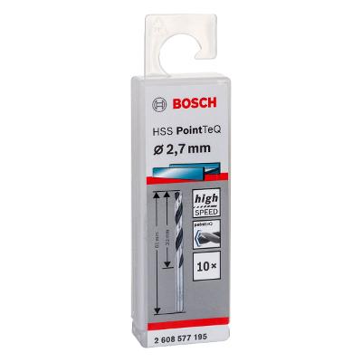 Broca Metal Bosch Aço Rápido Hss-Pointteq 2,7mm 10 Peças