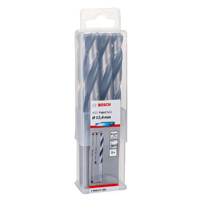 Broca Metal Bosch Aço Rápido Hss-Pointteq 12,4mm 5 Peças