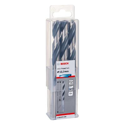 Broca Metal Bosch Aço Rápido Hss-Pointteq 12,3mm 5 Peças