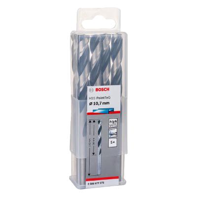 Broca Metal Bosch Aço Rápido Hss-Pointteq 10,7mm 5 Peças