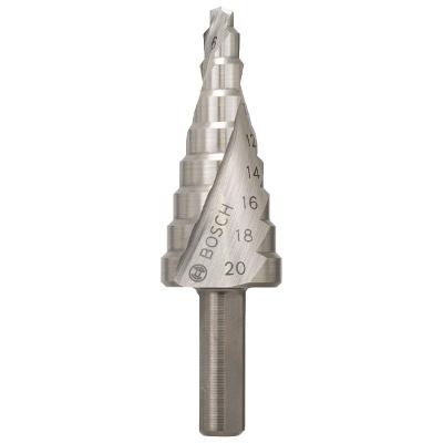 Broca Escalonada Bosch Aço Rápido Para Metal Hss 4-20mm
