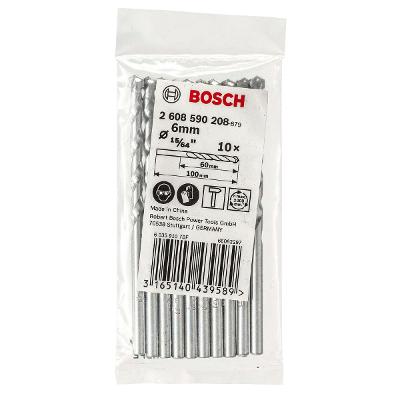 Broca Para Concreto Bosch Cyl-1 Ø6 X 60 X 100 mm 10 Peças