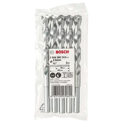 Broca Para Concreto Bosch Cyl-1 Ø13 X 85 X 150 mm 5 Peças