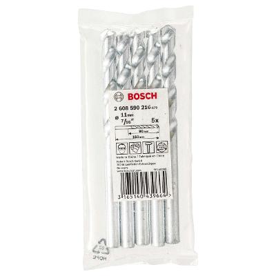 Broca Para Concreto Bosch Cyl-1 Ø11 X 85 X 150 mm 5 Peças
