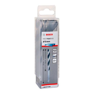 Broca Metal Bosch Aço Rápido Hss-Pointteq 9,0mm 10 Peças