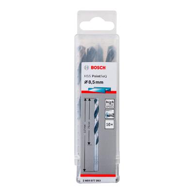 Broca Metal Bosch Aço Rápido Hss-Pointteq 8,5mm 10 Peças