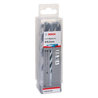 Broca Metal Bosch Aço Rápido Hss-Pointteq 8,3mm 10 Peças