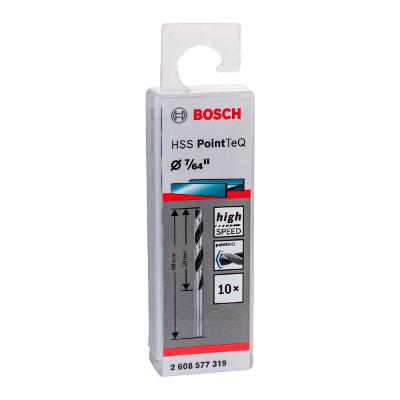 Broca Metal Bosch Aço Rápido Hss-Pointteq 7/64'' 10 Peças