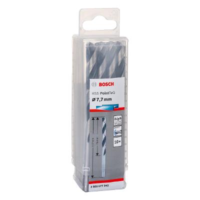 Broca Metal Bosch Aço Rápido Hss-Pointteq 7,7mm 10 Peças