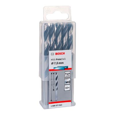 Broca Metal Bosch Aço Rápido Hss-Pointteq 7,5mm 10 Peças