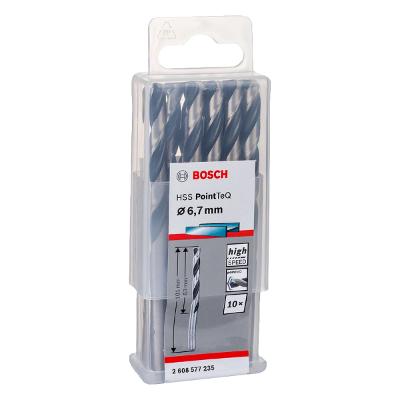 Broca Metal Bosch Aço Rápido Hss-Pointteq 6,7mm 10 Peças