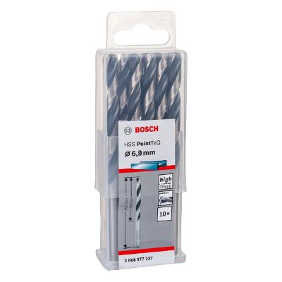 Broca Metal Bosch Aço Rápido Hss-Pointteq 6,9mm 10 Peças
