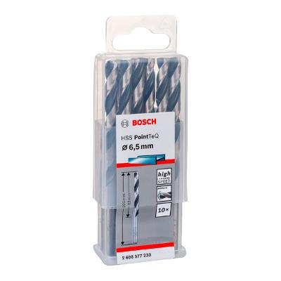 Broca Metal Bosch Aço Rápido Hss-Pointteq 6,5mm 10 Peças