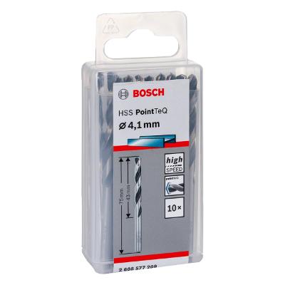Broca Metal Bosch Aço Rápido Hss-Pointteq 4,1mm 10 Peças