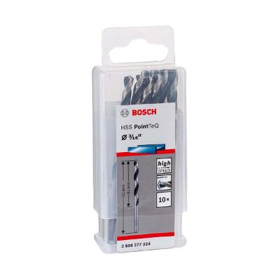 Broca Metal Bosch Aço Rápido Hss-Pointteq 3/16'' 10 Peças