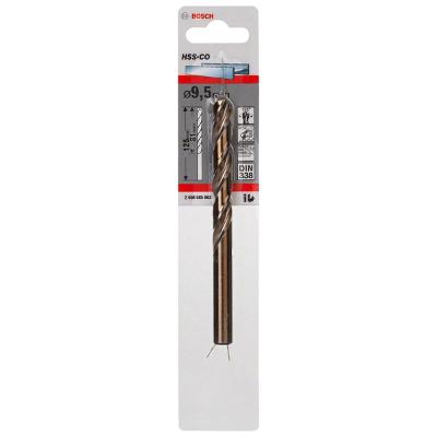 Broca Para Metal Bosch Aço Rápido Hss-Co 9,5mm
