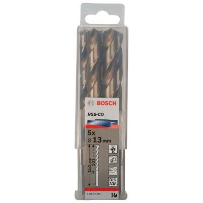 Broca Para Metal Bosch Aço Rápido Hss-Co 13mm 5 Peças