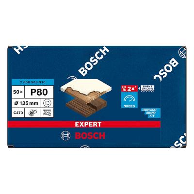 Disco De Lixa Bosch Expert C470 125mm G80 50 Peças