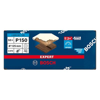Disco De Lixa Bosch Expert C470 125mm G150 50 Peças
