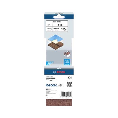 Cinta De Lixa Bosch Pro X440 75X533mm Grano 40 3Un