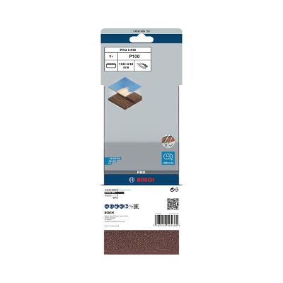 Cinta De Lixa Bosch Pro X440 100X610mm Grano 100 3Un