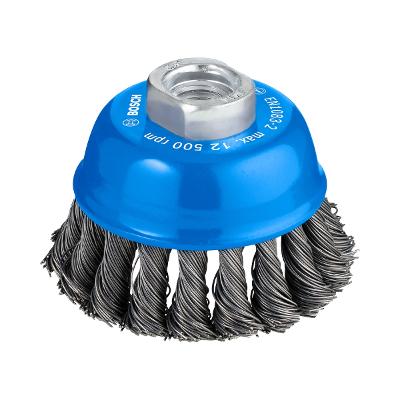 Escova De Aço Bosch Pro Metal Heavy Trançado 75mm