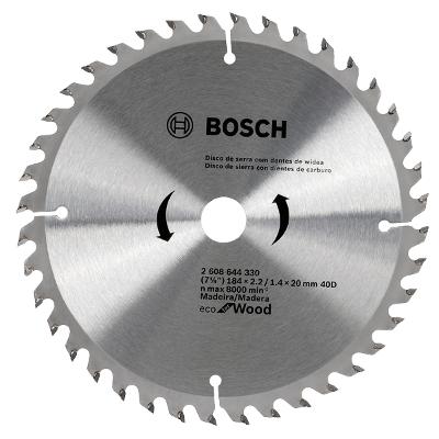 Disco Serra Circular Bosch Ecoline Ø184X20mm 40 Dentes
