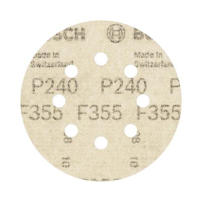 Disco De Lixa Bosch Pro F355 125mm Grano 240 - 5 Unidades