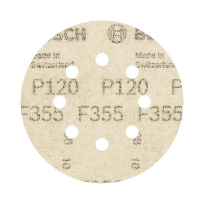 Disco De Lixa Bosch Pro F355 125mm Grano 120 - 5 Unidades