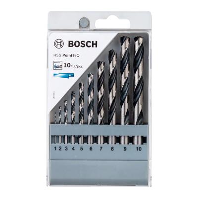 Jogo Broca Para Metal Bosch Hss-Pointteq 1-10mm 10 Peças